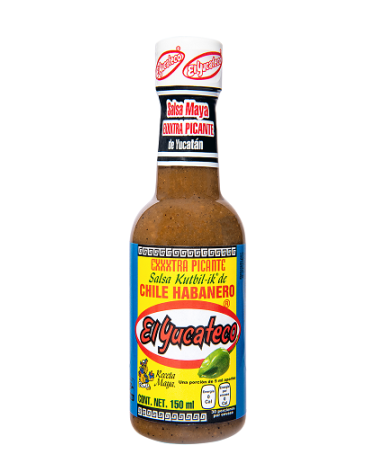 EL YUCATECO SALSA KUTBIL-IK DE CHILE HABANERO 120ML