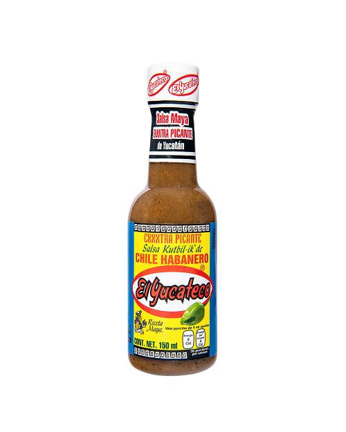 EL YUCATECO SALSA KUTBIL-IK DE CHILE HABANERO 120ML