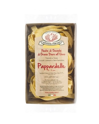 PAPPARDELLE AL HUEVO RUSTICHELLA 250GR