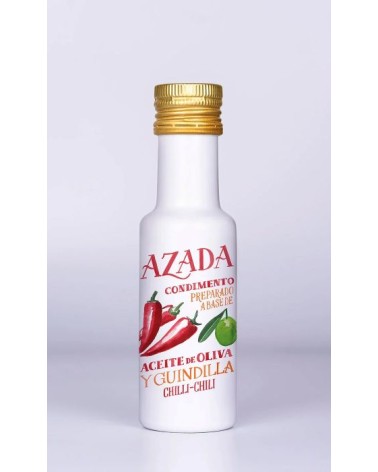 ACEITE OLIVA ARBEQUINA Y GUINDILLA AZADA 100ML