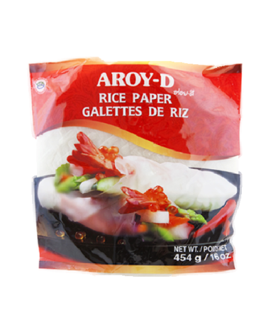 OBLEA ARROZ AROY-D 22cm 454G