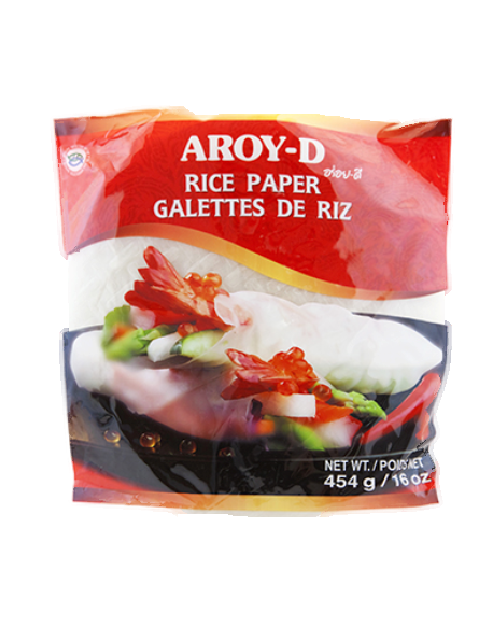 OBLEA ARROZ AROY-D 22cm 454G