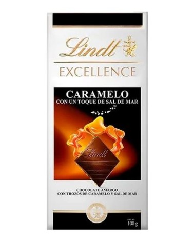 CHOCOLATE EXCELLENCE CARAMEL CON SAL 100GRS.