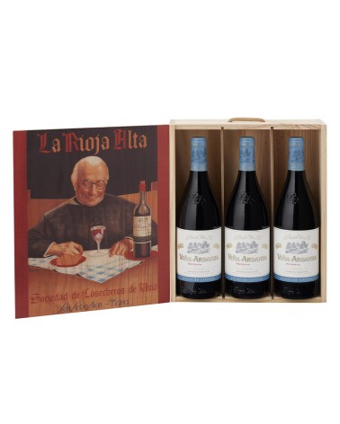 VINO TINTO VIÑA ARDANZA RVA ESPECIAL ESTUCHE 3BOT