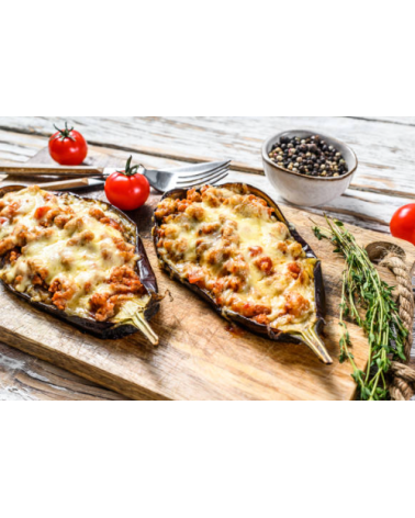 BERENJENA RELLENA VERA CON BECHAMEL