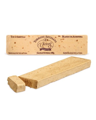 TURRONS VICENS TURRÓN BLANDO DE ALMENDRA 300G