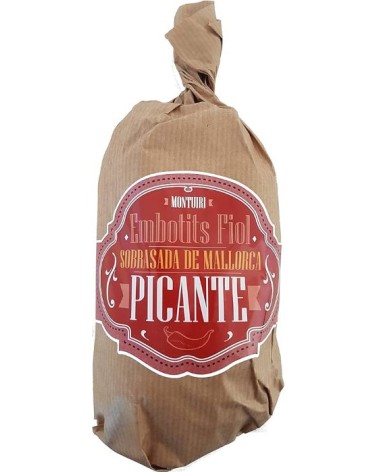 EMBOTITS MONTUIRI SOBRASADA PORC NEGRE PICANTE 400G APROX.