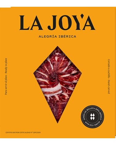 LA JOYA JAMÓN DE BELLOTA 100% IBÉRICO 90G