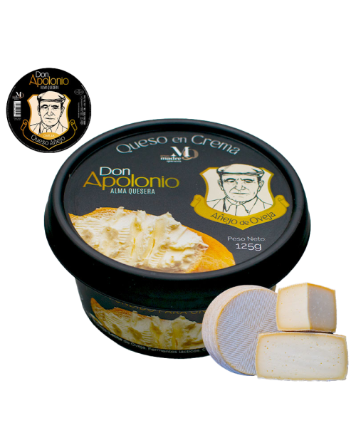 DON APOLONIO QUESO DE OVEJA AÑEJO EN CREMA 125G