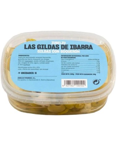 ZUBELZU GILDA CON BOQUERÓN 250ML