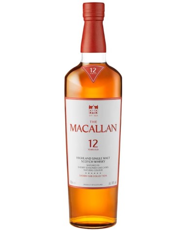 THE MACALLAN WHISKY SHERRY OAK 12 AÑOS 70CL