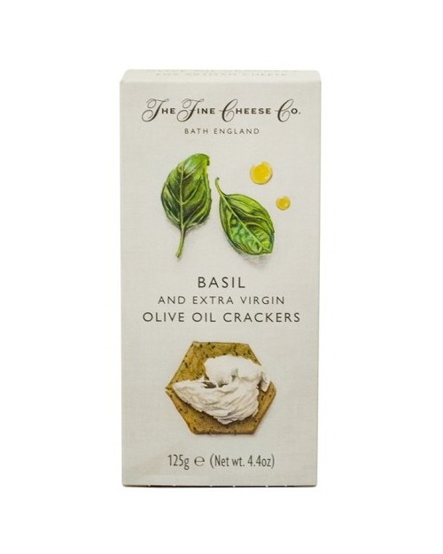 THE FINE CHEESE CRACKERS ALBAHACA Y ACEITE 125G