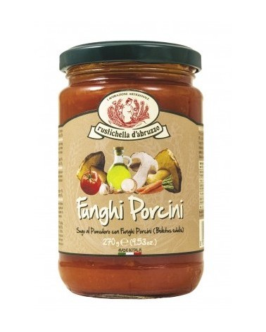 RUSTICHELLA SUGO AL FUNGHI PORCINI 270G