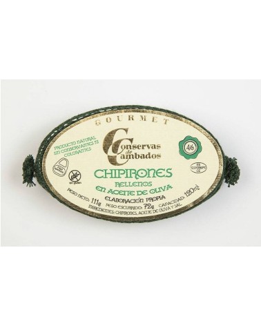 CONSERVAS CAMBADOS CHIPIRÓN RELLENO ACEITE OLIVA 120G