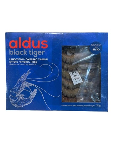 ALDUS LANGOSTINO BLACK TIGER 21/30 750G