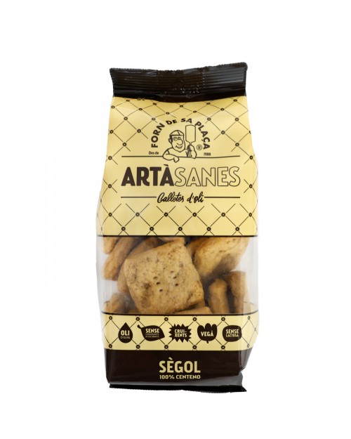 FORN DE SA PLAÇA GALLETES D'OLI SÈGOL 300G