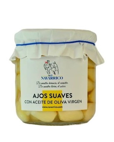 EL NAVARRICO AJO SUAVE CON ACEITE DE OLIVA 314/290G