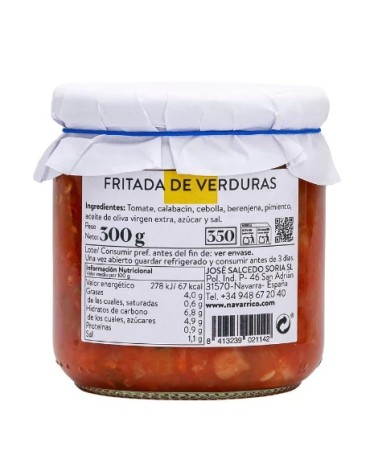 EL NAVARRICO FRITADA DE VERDURAS 350/320G