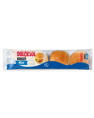 DULCESOL PAN DE MINI HAMBURGUESA 8U 190G