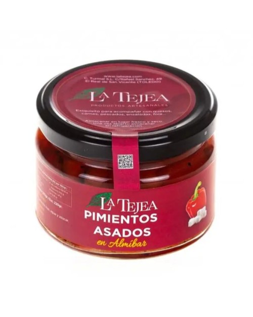 LA TEJEA PIMIENTO CONFITADO ALMÍBAR 275G