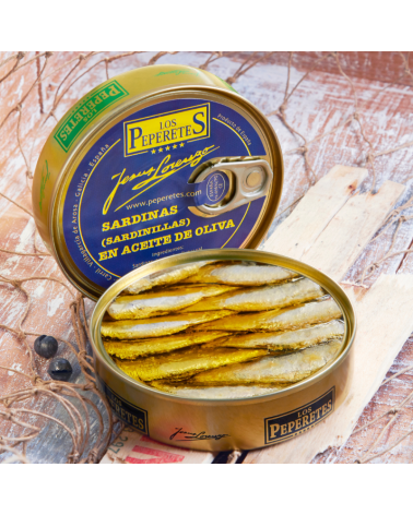 LOS PEPERETES SARDINAS EN AOVE 120G
