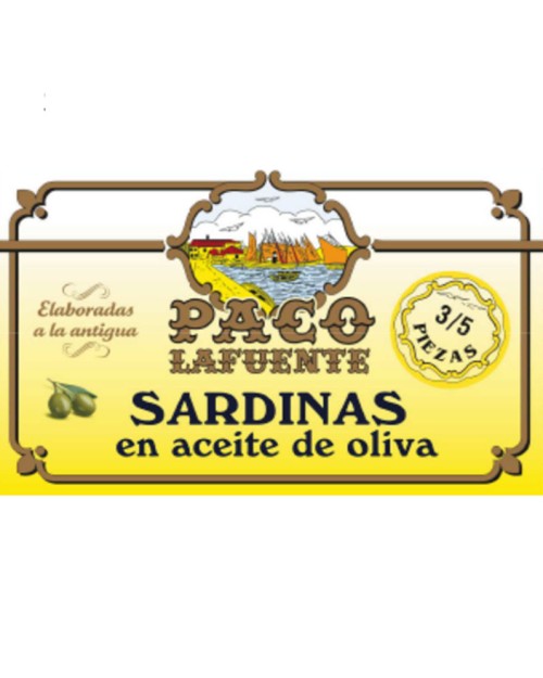 PACO LA FUENTE SARDINAS EN AOVE 125G
