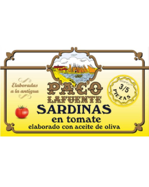 PACO LA FUENTE SARDINAS EN SALSA DE TOMATE 125G