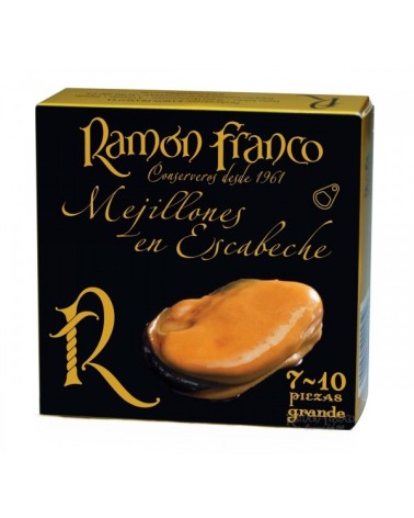 RAMÓN FRANCO MEJILLONES EN ESCABECHE 7/10PIEZAS