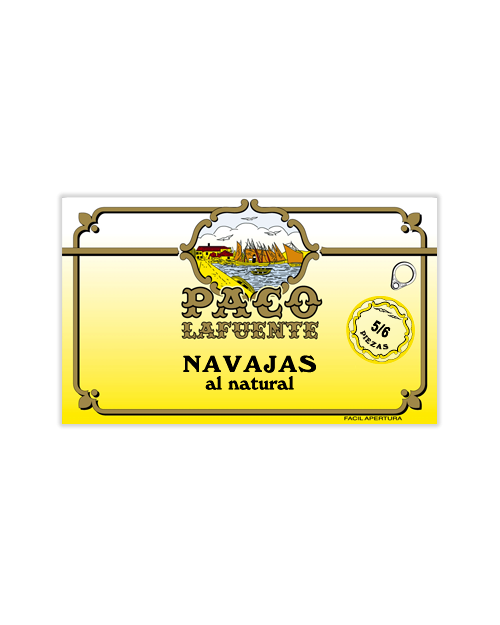 PACO LAFUENTE NAVAJAS AL NATURAL 5/6