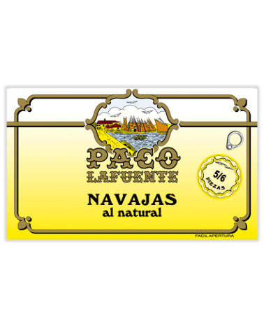 PACO LAFUENTE NAVAJAS AL NATURAL 5/6