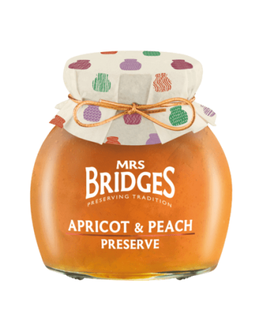 MRS. BRIDGES MERMELADA DE MELOCOTÓN Y ALBARICOQUE 340G