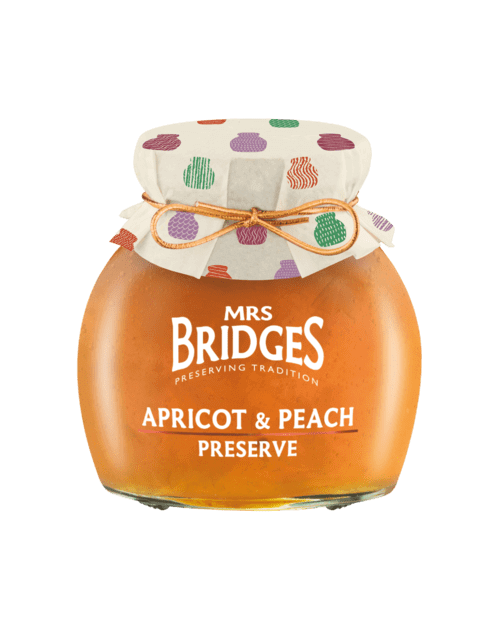 MRS. BRIDGES MERMELADA DE MELOCOTÓN Y ALBARICOQUE 340G