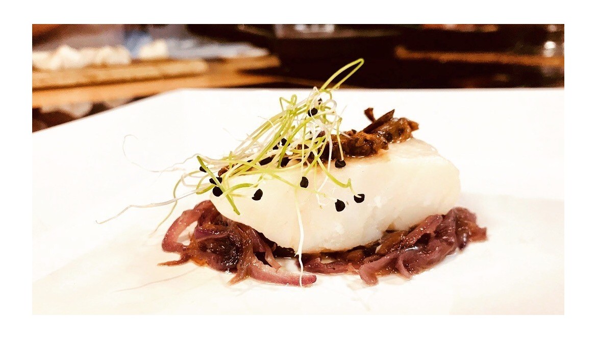 Receta de Bacalao "Blanco y Negro"